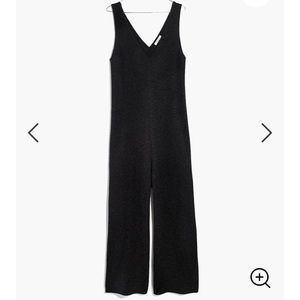 Madewell Wide Leg Sweater-Jumpsuit in Merino Wool